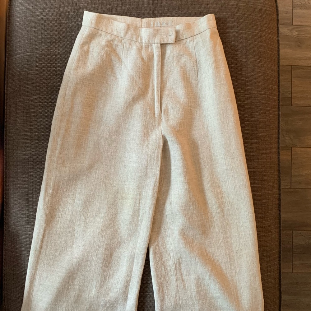 VINTAGE High waisted, wide leg David Findlay pants